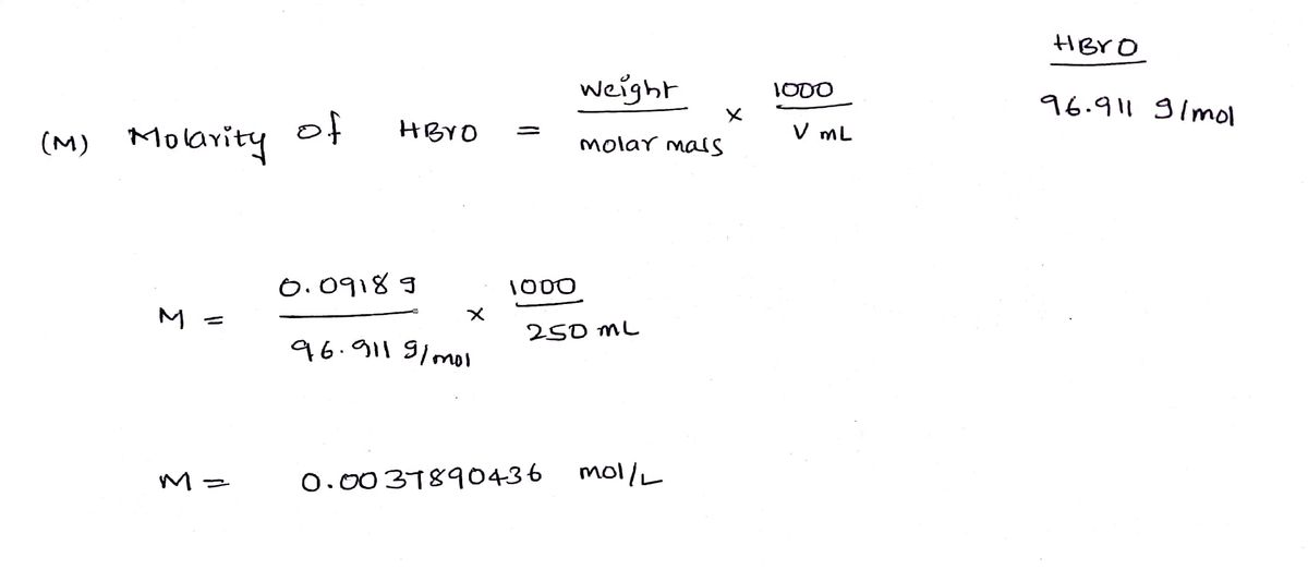 Chemistry homework question answer, step 1, image 1